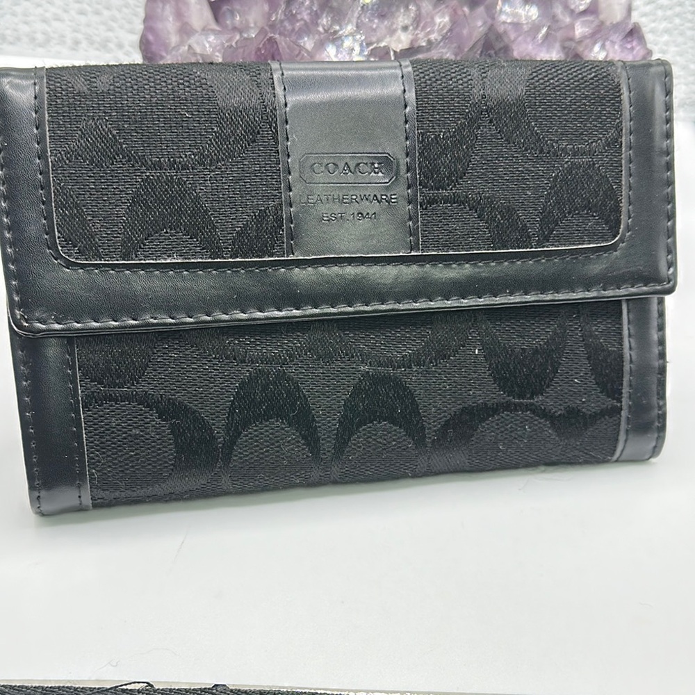 Coach Black Wallet